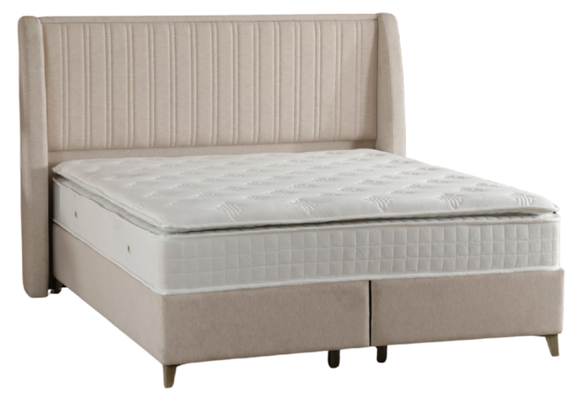 Απεικονίζεται το κρεβάτι.